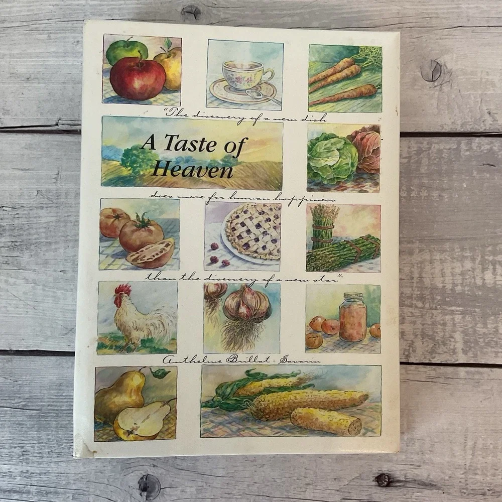 Taste Of Heaven Cookbook Newcastle Christian Church 2001‎ Oklahoma 3 Ring Binder